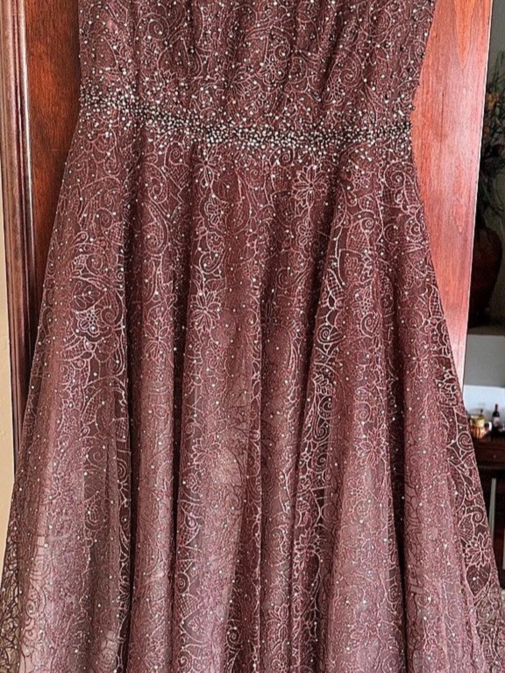 Women's Brown Maxi Dress Like New